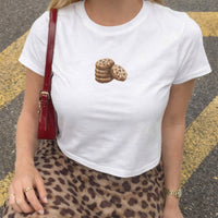 Cookie Break Crop Tee