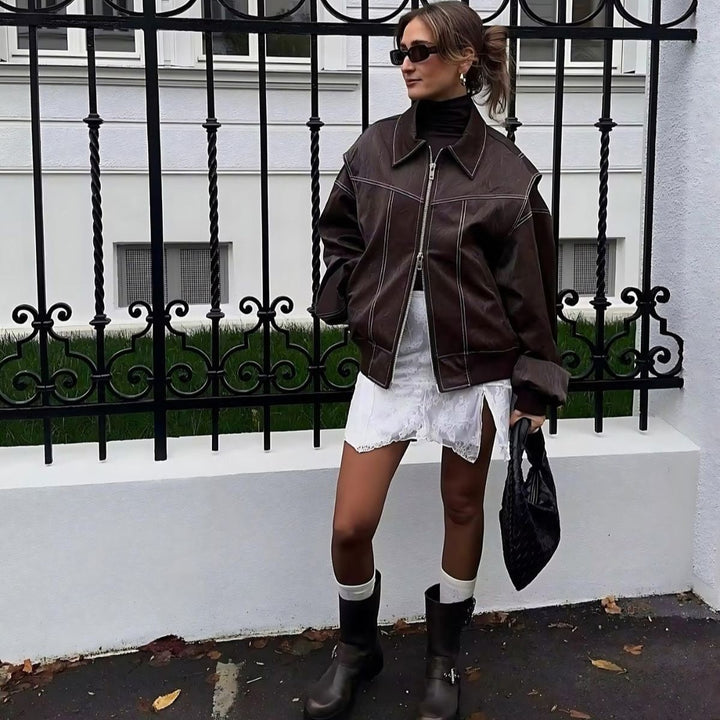 City Chic Leather Jacket