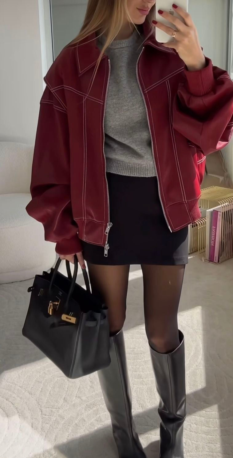 City Chic Leather Jacket