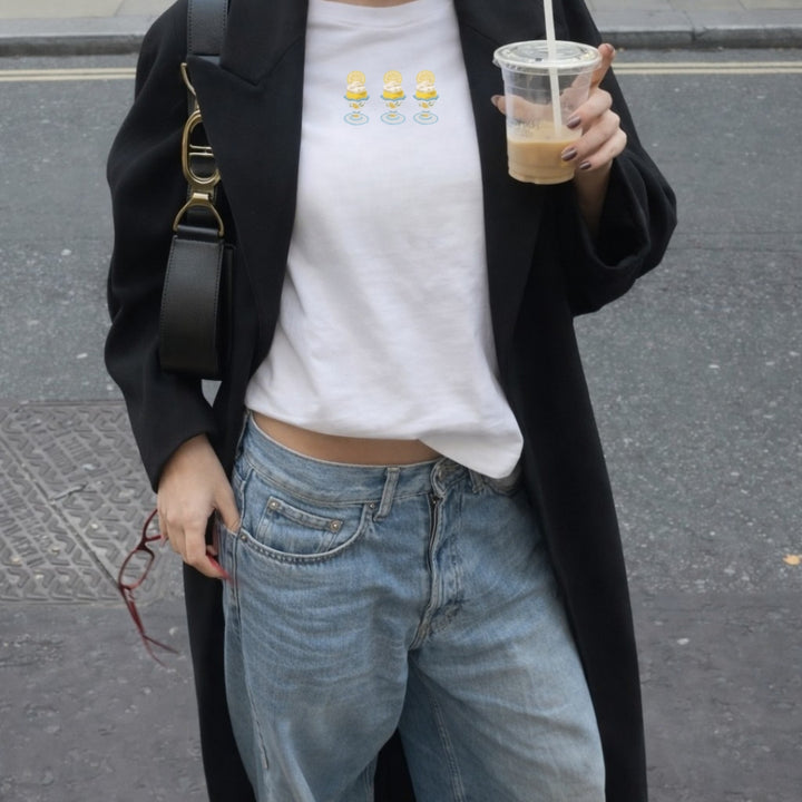 Lemon Treat Crop Tee