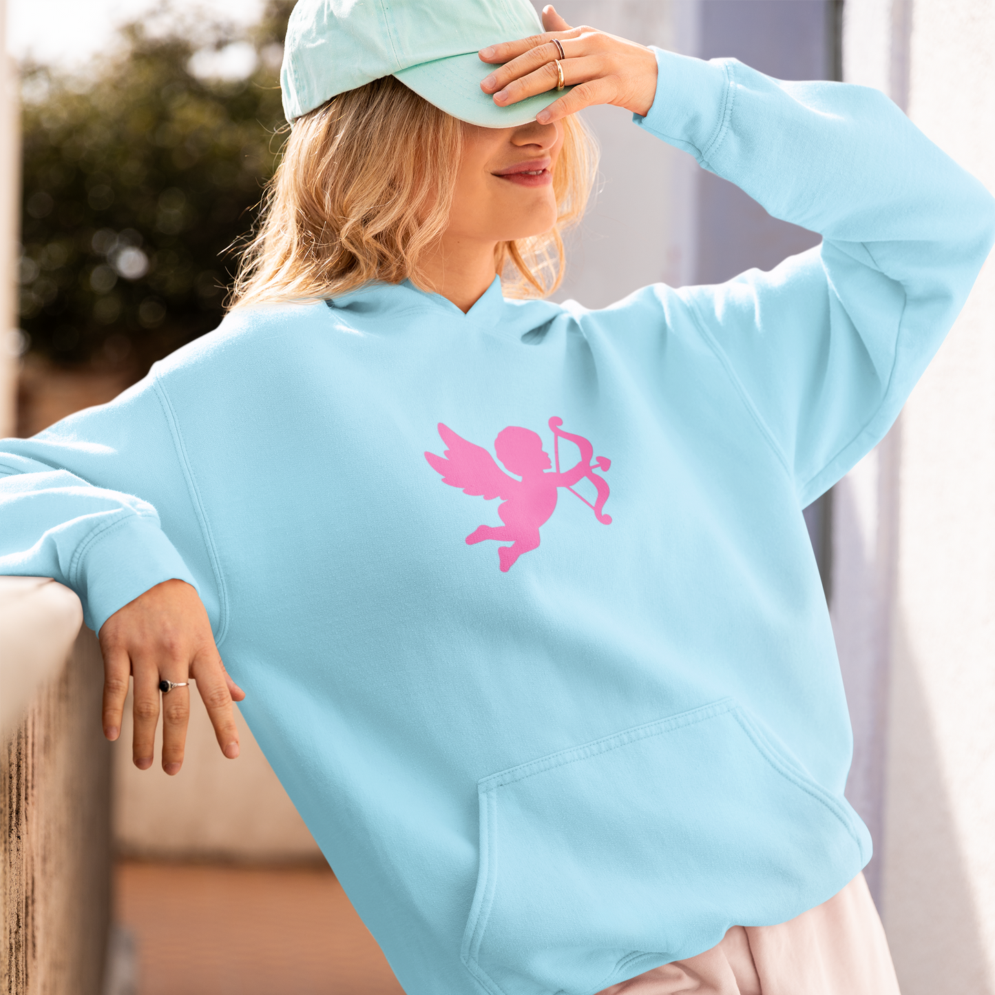 Hoodie 'Pink Cupid'