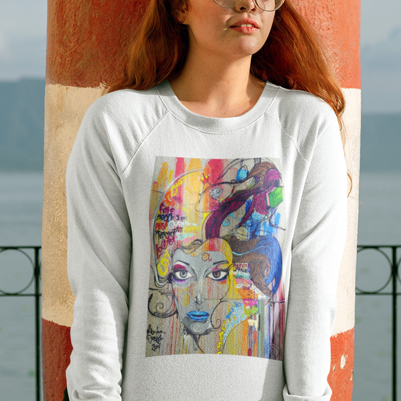 Sweatshirt "Painted Woman"