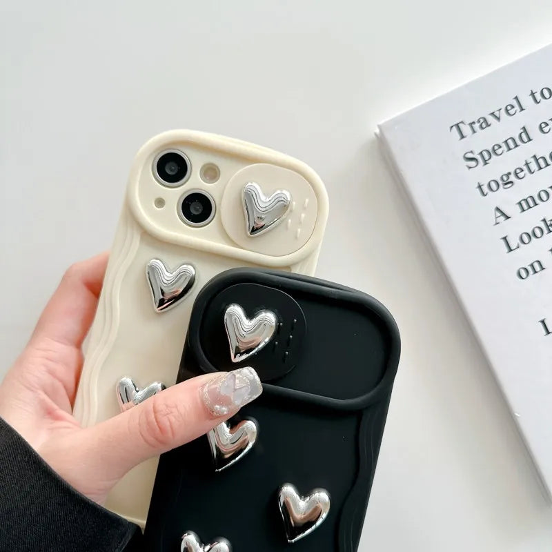 'Silvery Heart' Phone Case