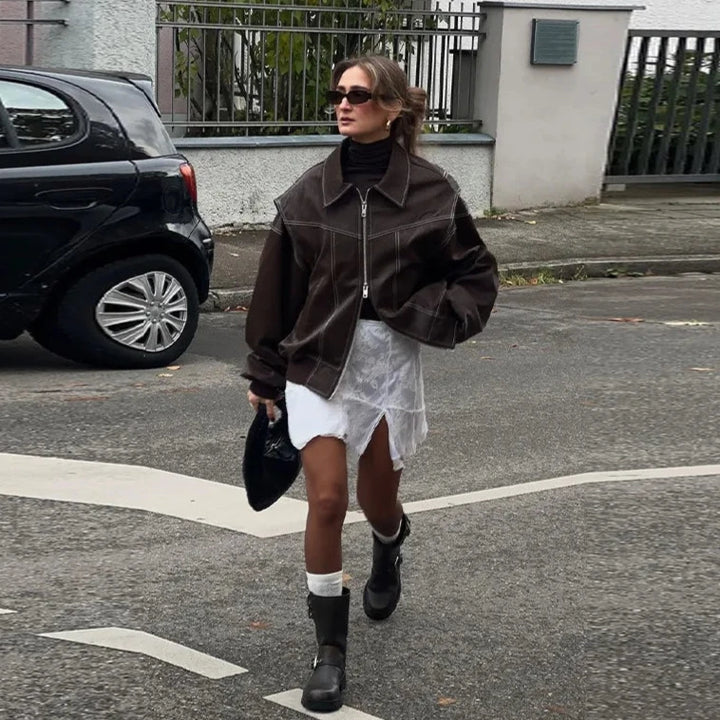 City Chic Leather Jacket