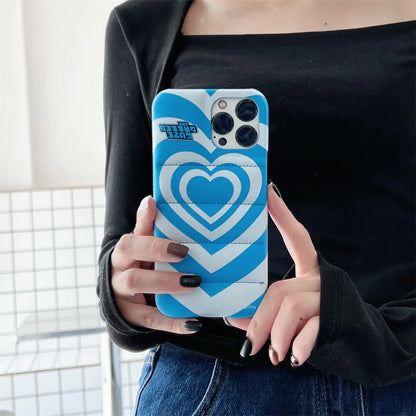 'Gradient Love' Puffer Phone Case