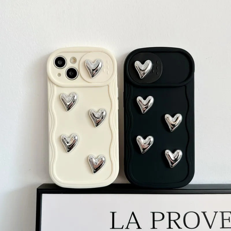 'Silvery Heart' Phone Case