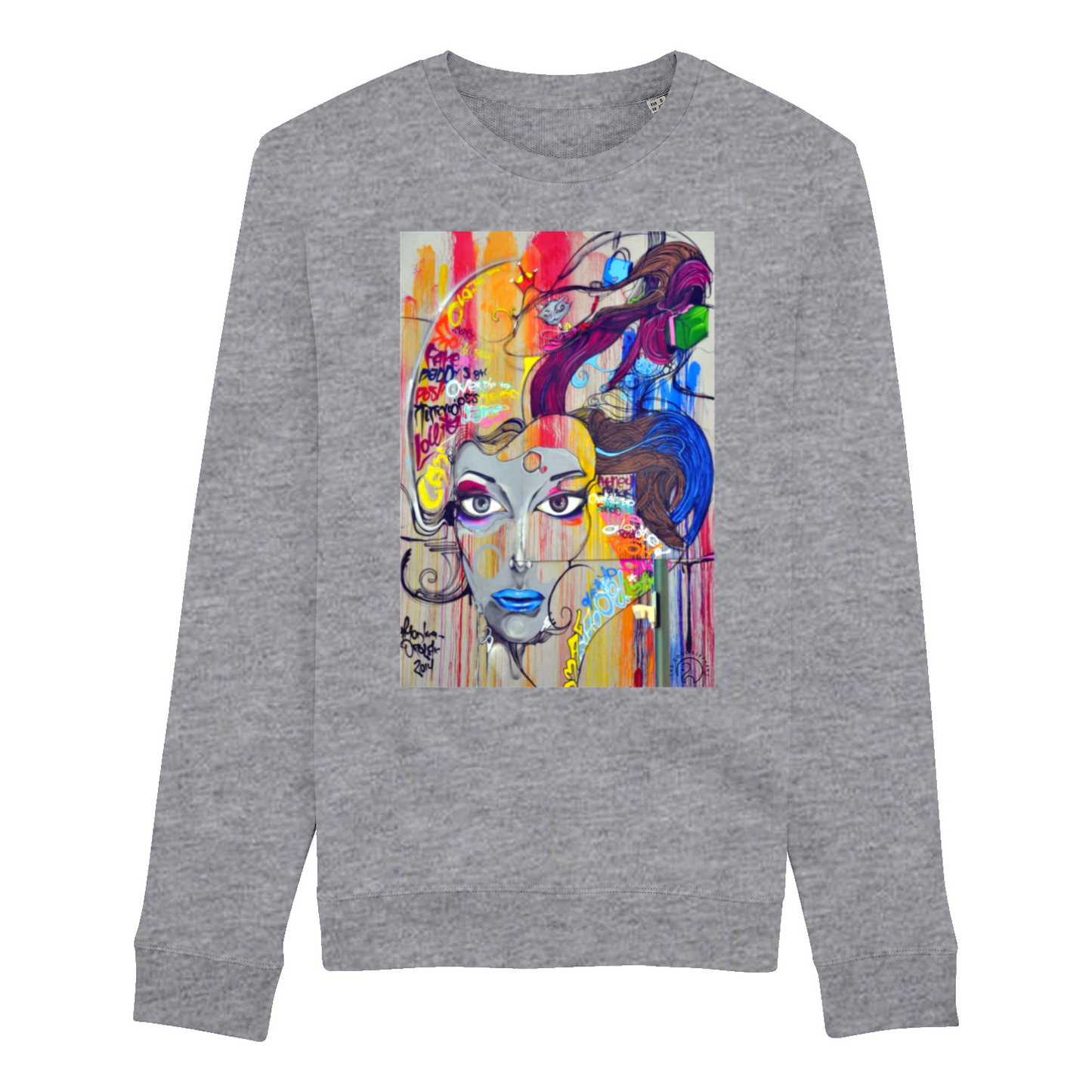 Sweatshirt "Painted Woman"