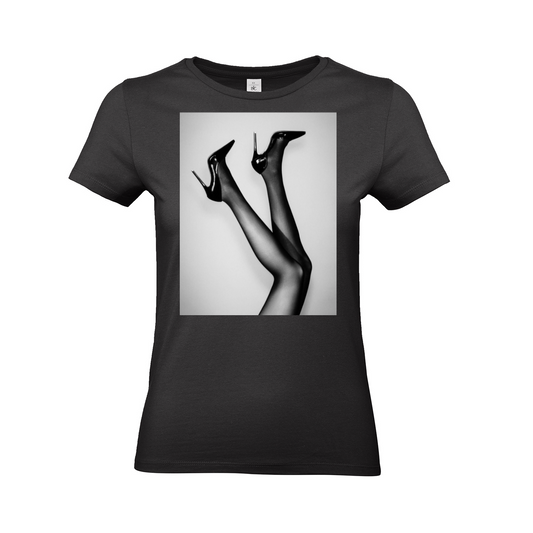 Collab T-Shirt - "Black Heels"